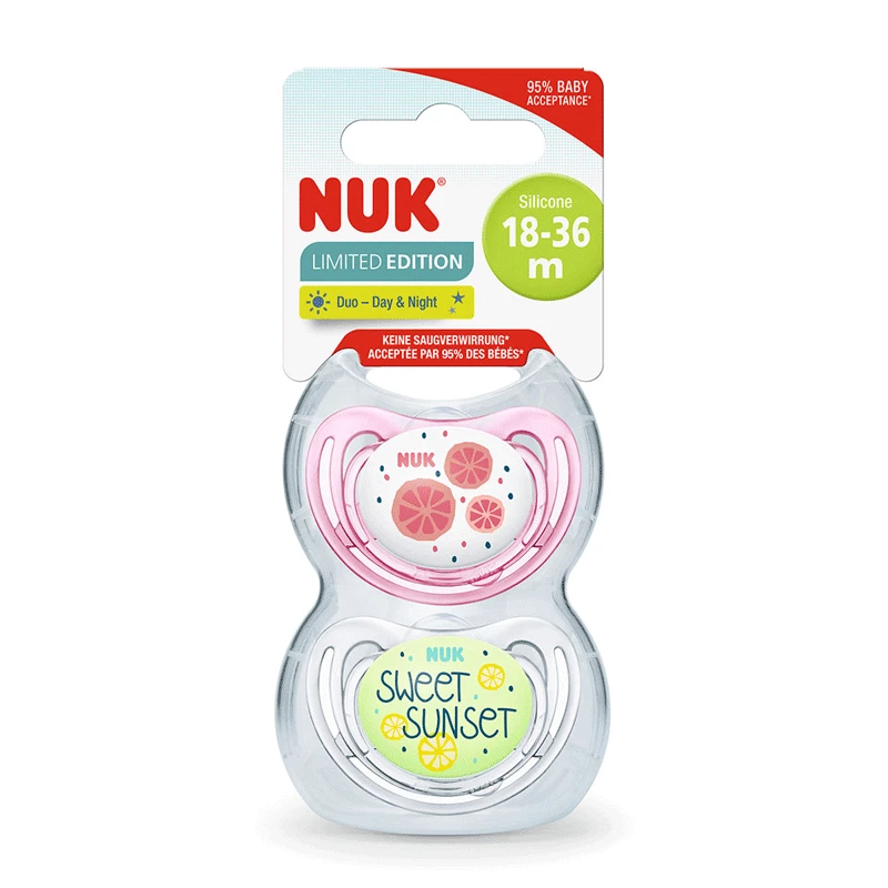 NUK Signature Night & Day Tétines - 18 à 36 - Su…