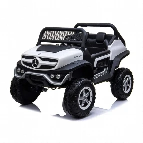 Automobil na akumulator za decu Mercedes Benz Unimog 291, Beli