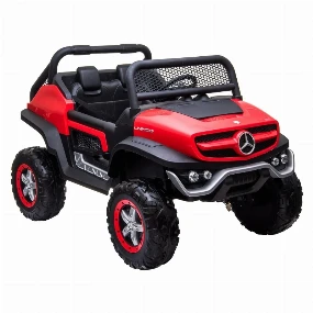 Automobil na akumulator za decu Mercedes Benz Unimog 291, Crveni