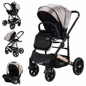 BBO MegaMove kolica za bebe 2u1 Grey, 0m+