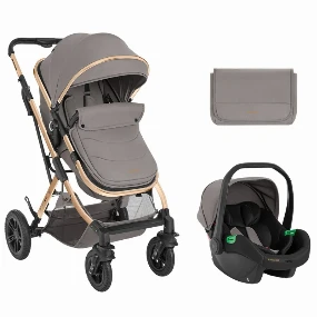 Kikka Boo Kaia Premium kolica za bebe 3u1 Light Grey