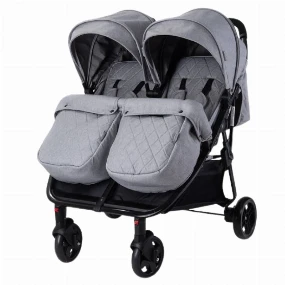 Lorelli Duo kolica za blizance Cool Grey, 0m+