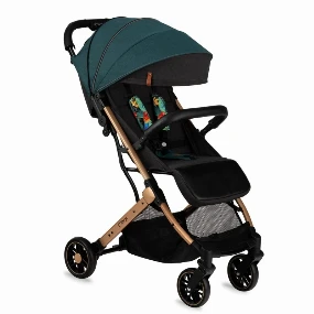 MoMi Estelle kišobran kolica za bebe Gold Green, 6m+