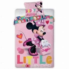 Posteljina za decu Minnie Mouse Little Helper, 160x200 + 70x80 cm