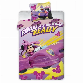 Posteljina za decu Minnie Mouse Roadster, 160x200 + 70x80 cm