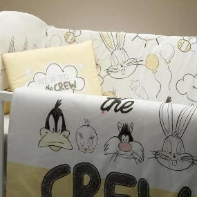 Stefan posteljina za bebe sa ogradicom Looney Tunes